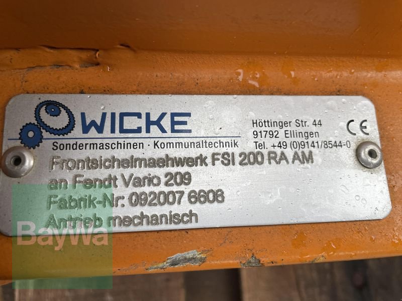Sonstiges типа Wicke FSI 200 RA AM MECH., Gebrauchtmaschine в Bamberg (Фотография 5)