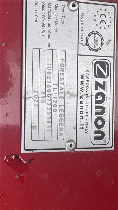 Sonstiges des Typs Zanon TL 1200, Gebrauchtmaschine in Suldrup (Bild 6)
