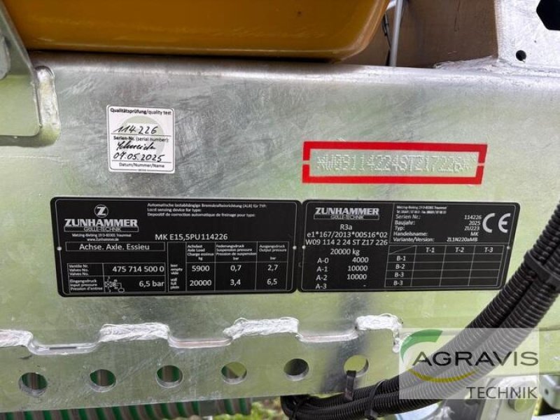 Sonstiges a típus Zunhammer SKE18,5PU, Neumaschine ekkor: Nienburg (Kép 16)