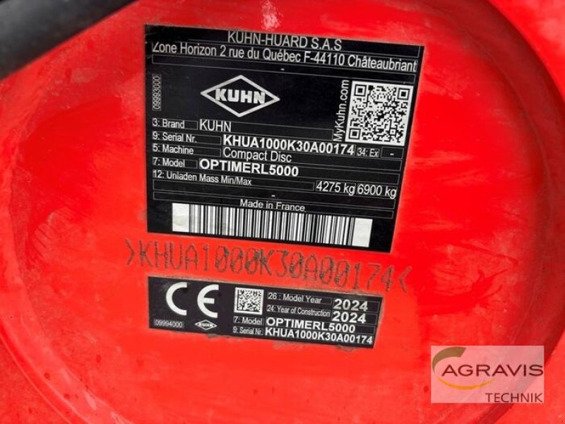 Spatenrollegge of the type Kuhn OPTIMER L 5000, Gebrauchtmaschine in Barsinghausen-Göxe (Picture 13)