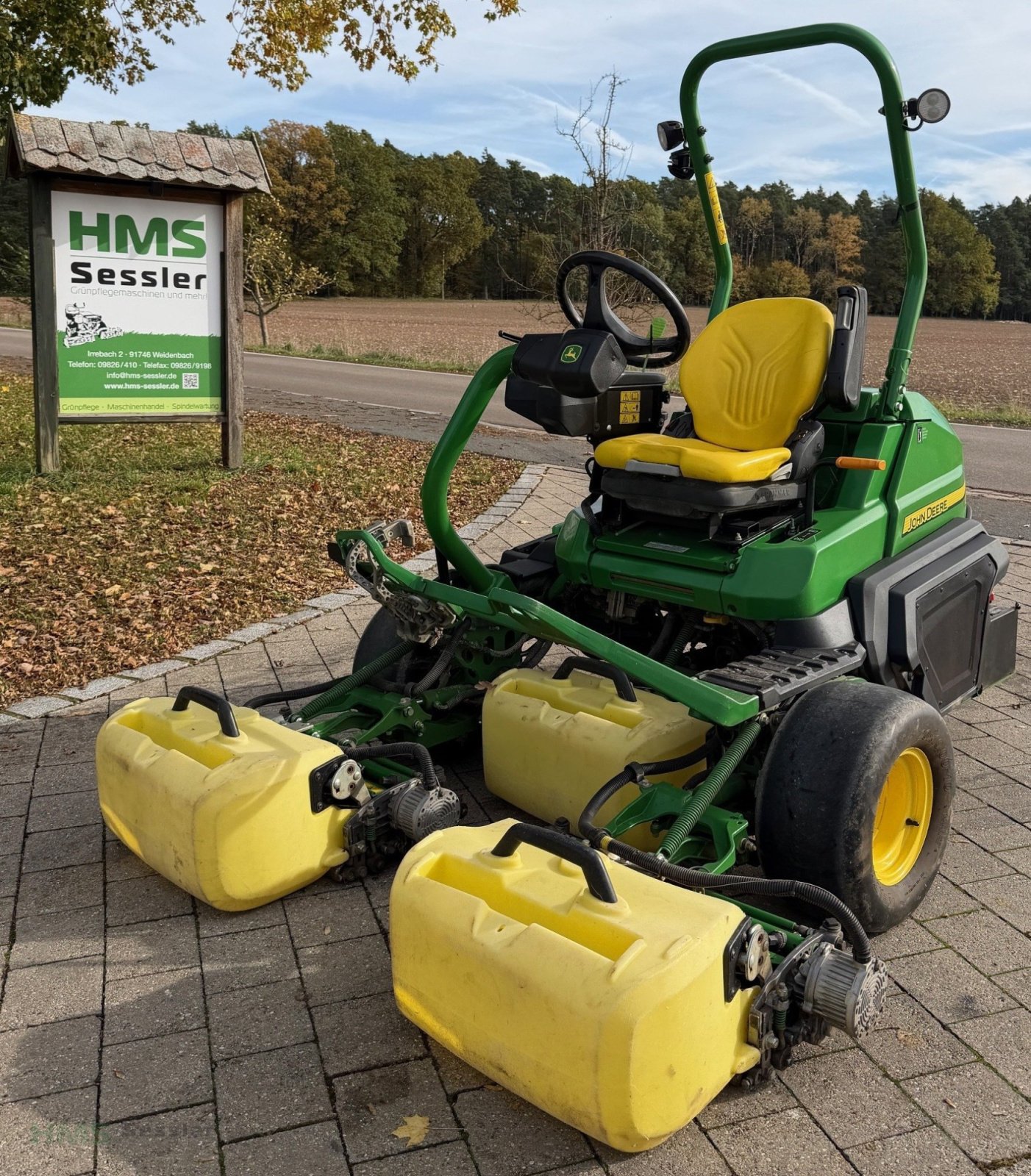 Spindelmäher Türe ait John Deere 2750 E-Cut, Gebrauchtmaschine içinde Weidenbach (resim 2)