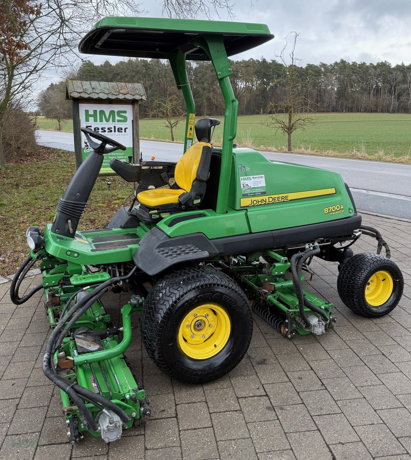 Spindelmäher του τύπου John Deere 8700 A, Gebrauchtmaschine σε Weidenbach (Φωτογραφία 1)