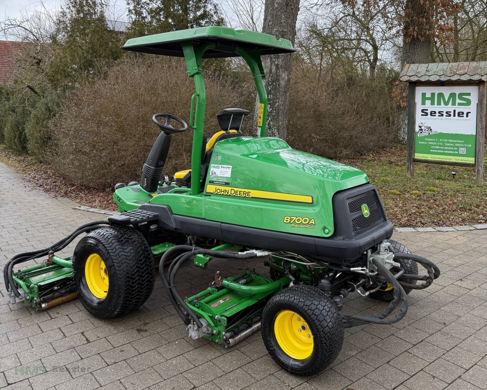 Spindelmäher του τύπου John Deere 8700 A, Gebrauchtmaschine σε Weidenbach (Φωτογραφία 2)
