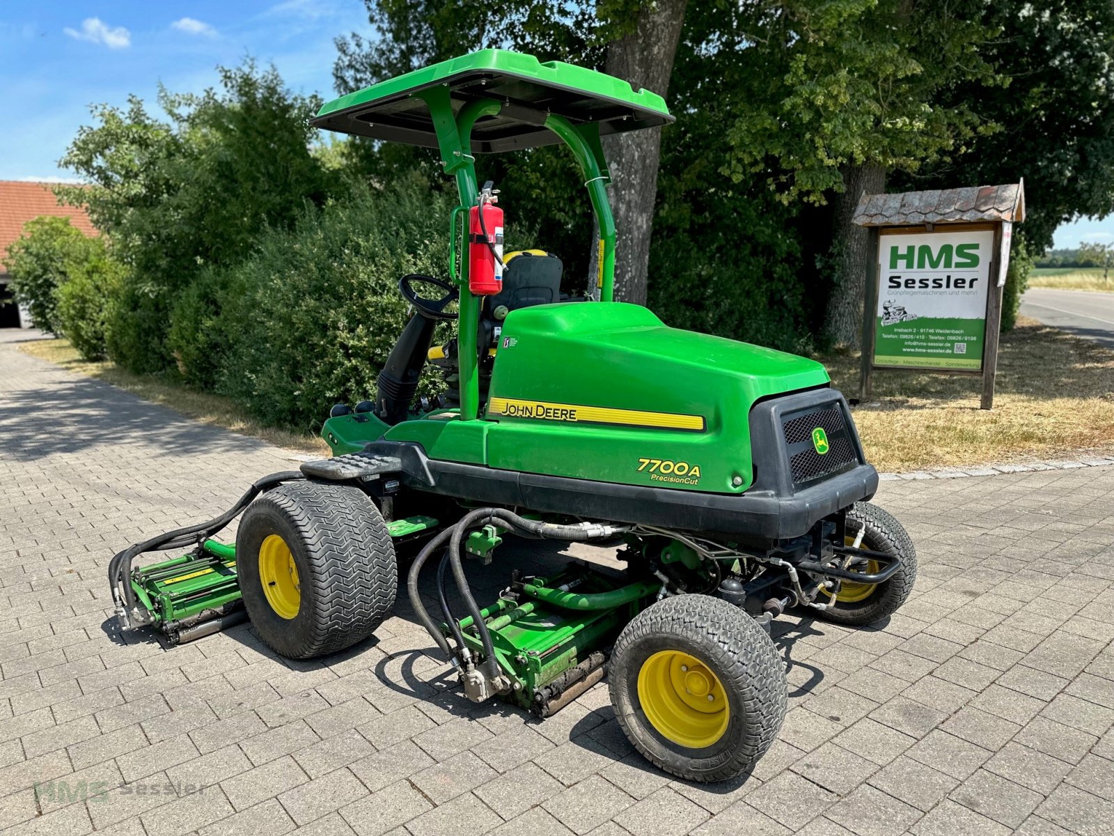 Spindelmäher typu John Deere Precision Cut 7700 A, Gebrauchtmaschine v Weidenbach (Obrázok 3)