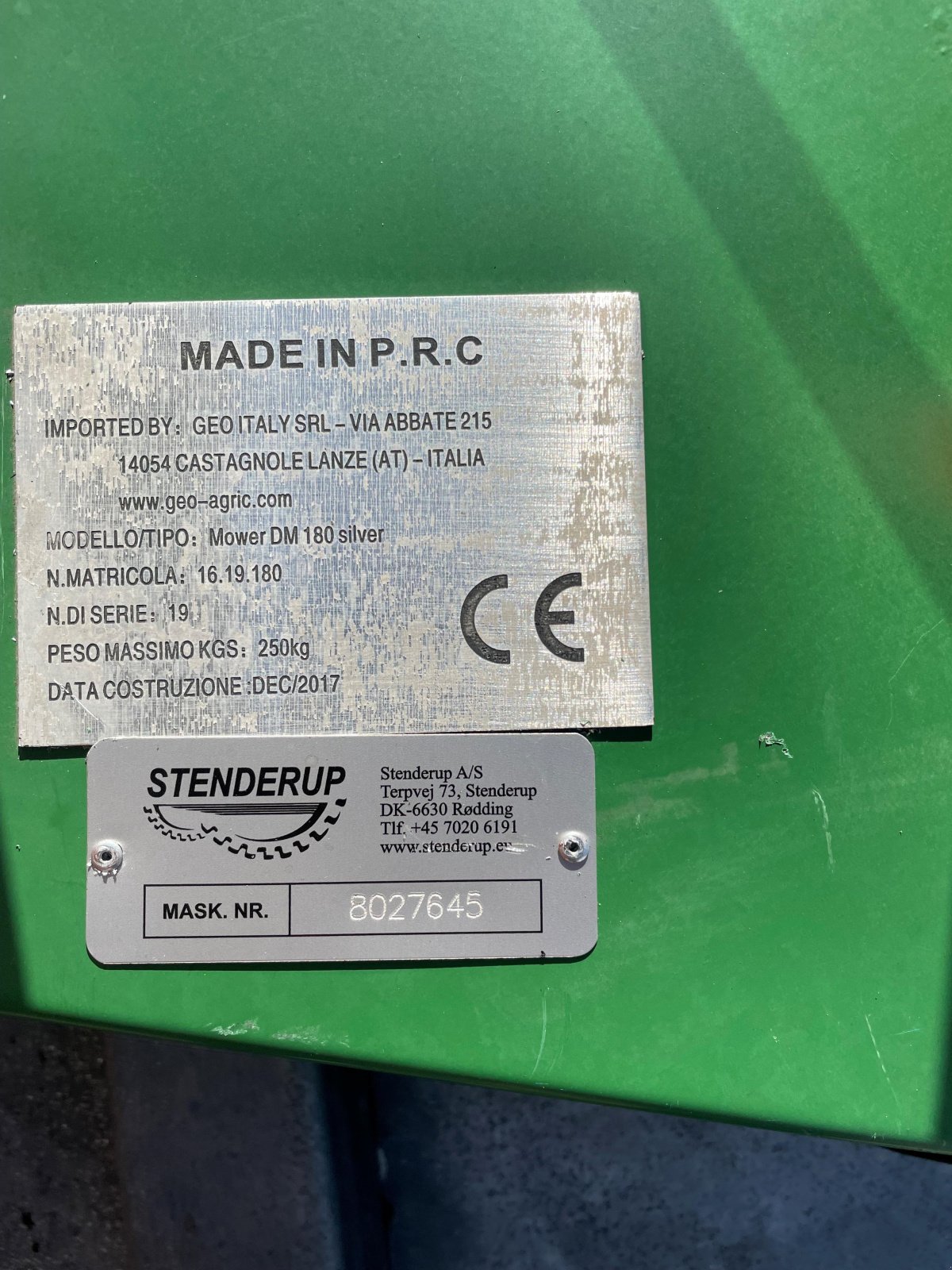 Spindelmäher des Typs Sonstige ONJ GRÆSKLIPPER 180, Gebrauchtmaschine in Rødding (Bild 4)