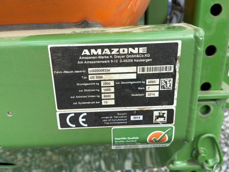 Sprühgerät от тип Amazone UG 3000 Special, Gebrauchtmaschine в Aabenraa (Снимка 1)