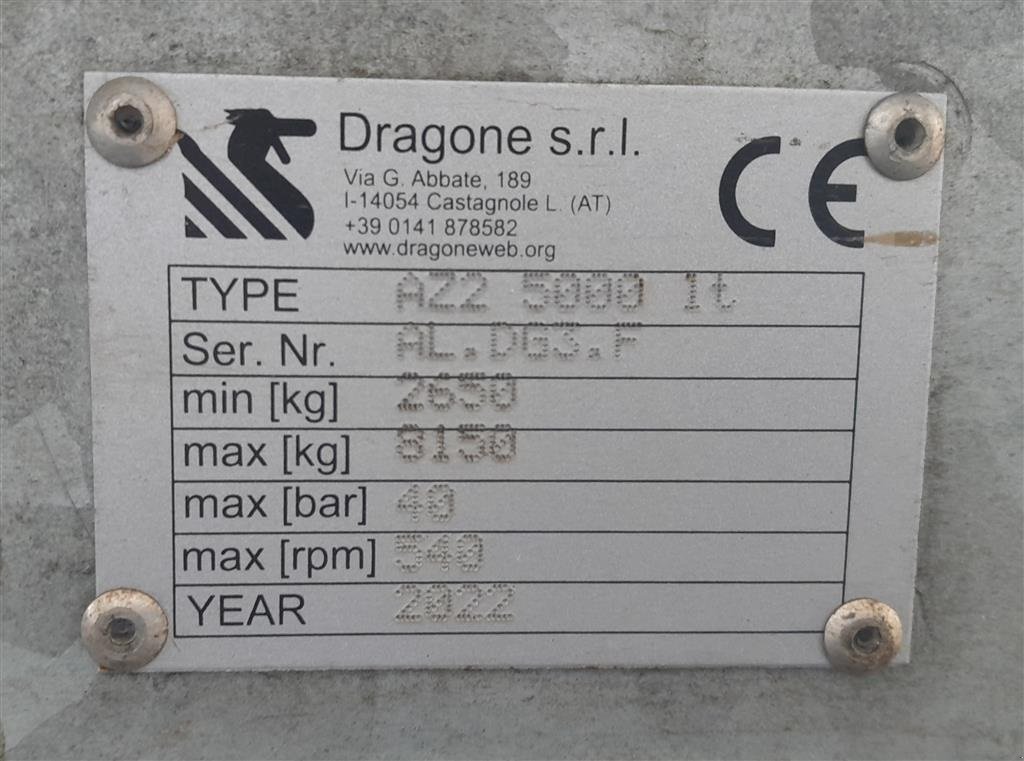 Sprühgerät от тип DRAGONE AZ2 5000 lt., Gebrauchtmaschine в Horsens (Снимка 13)