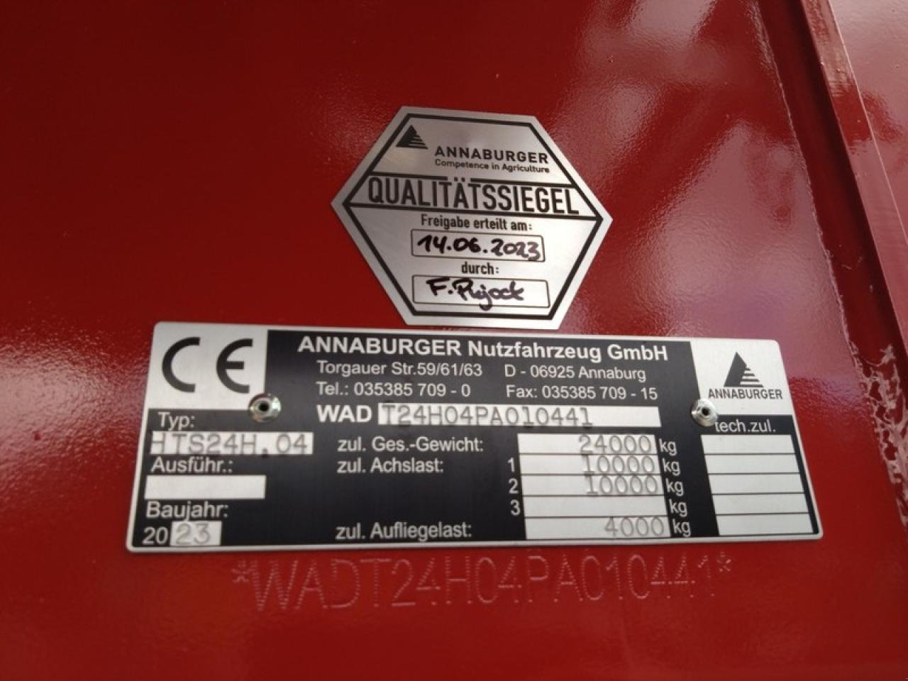 Stalldungstreuer des Typs Annaburger N/A, Neumaschine in Vehlow (Bild 4)