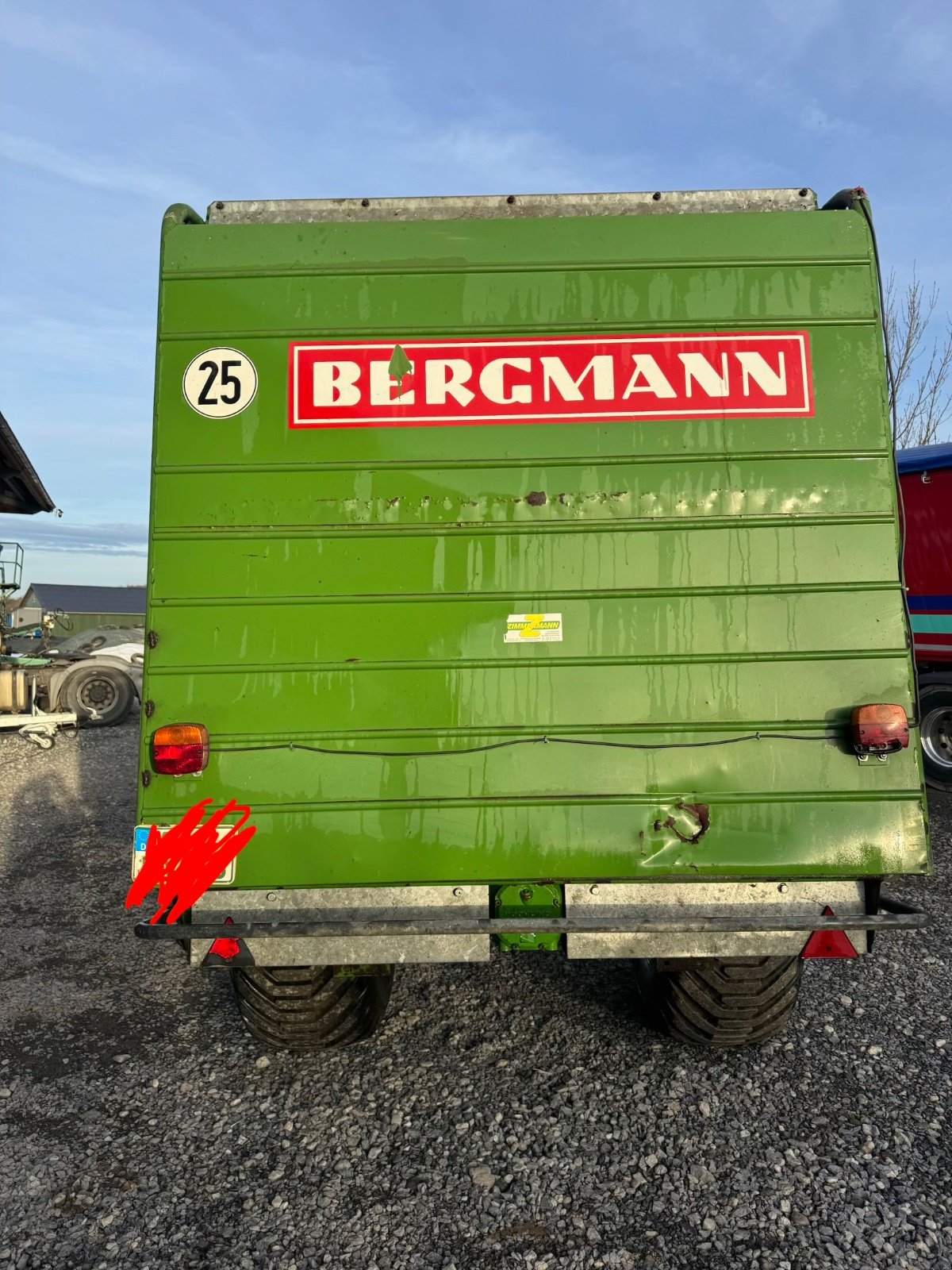 Stalldungstreuer vrste Bergmann M 700, Gebrauchtmaschine v Mechernich (Slika 4)