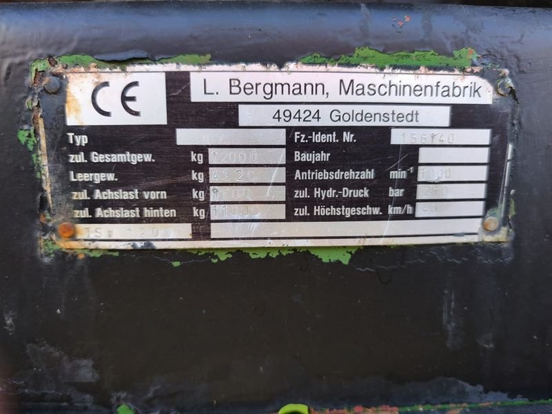 Stalldungstreuer typu Bergmann MX TSW 1200 Miststreuer, Gebrauchtmaschine v St. Marienkirchen (Obrázek 12)