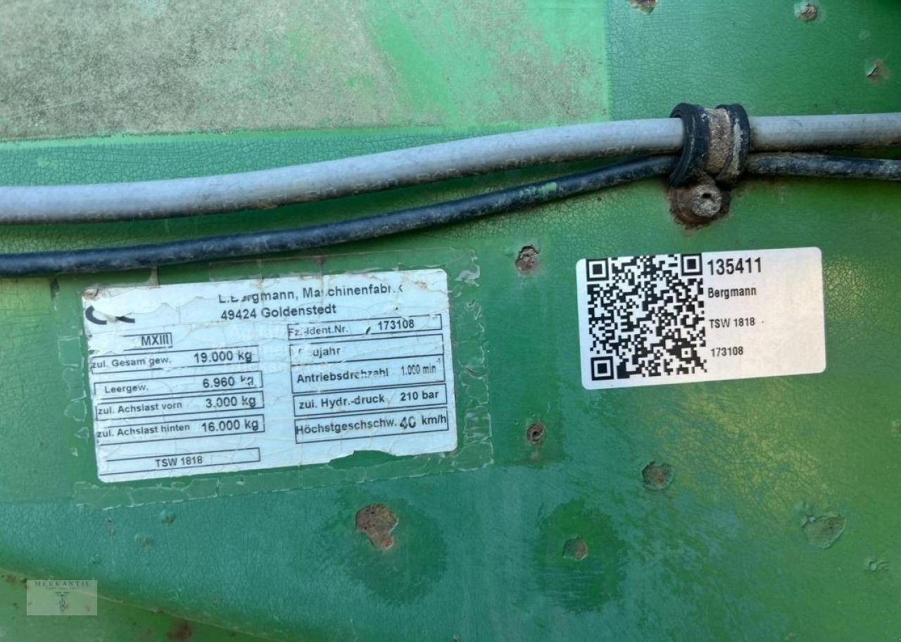 Stalldungstreuer des Typs Bergmann TSW 1818S, Gebrauchtmaschine in Pragsdorf (Bild 7)