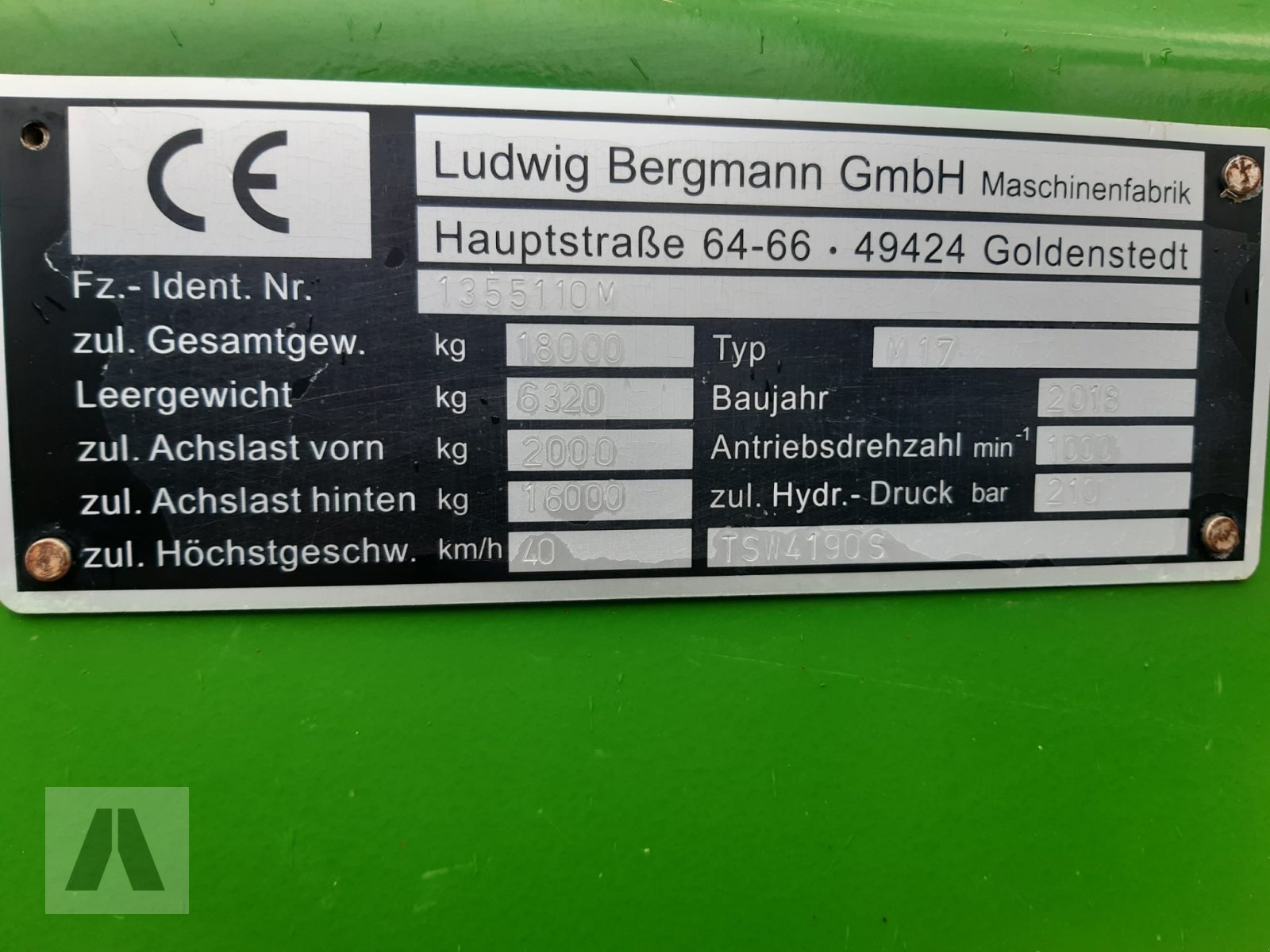 Stalldungstreuer typu Bergmann TSW 4190 S, Gebrauchtmaschine v Langweid am Lech (Obrázek 9)