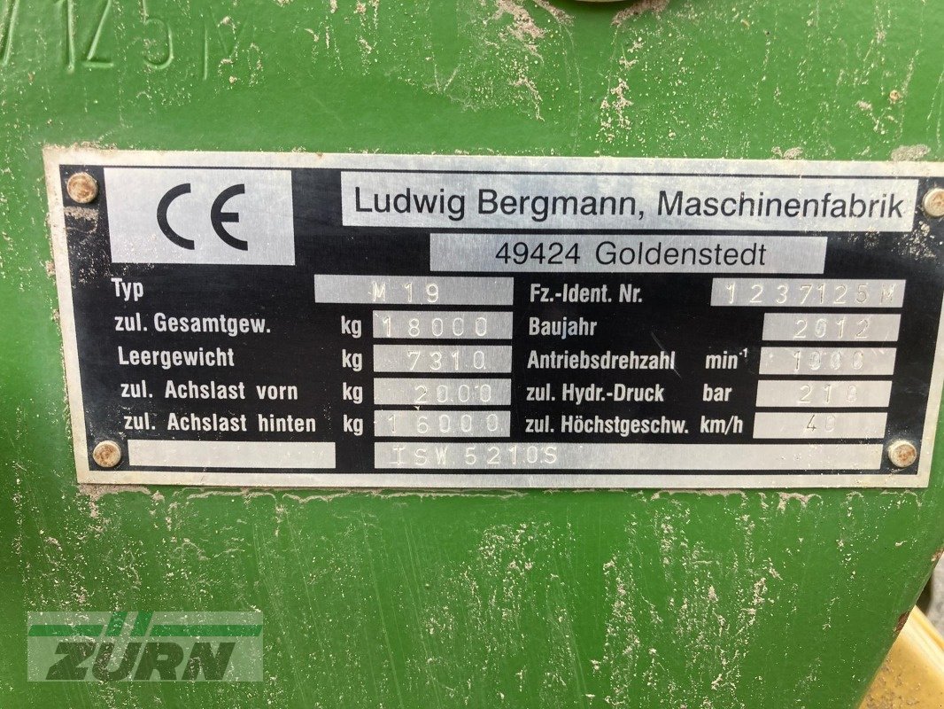 Stalldungstreuer типа Bergmann TSW 5210 S, Gebrauchtmaschine в Kanzach (Фотография 23)