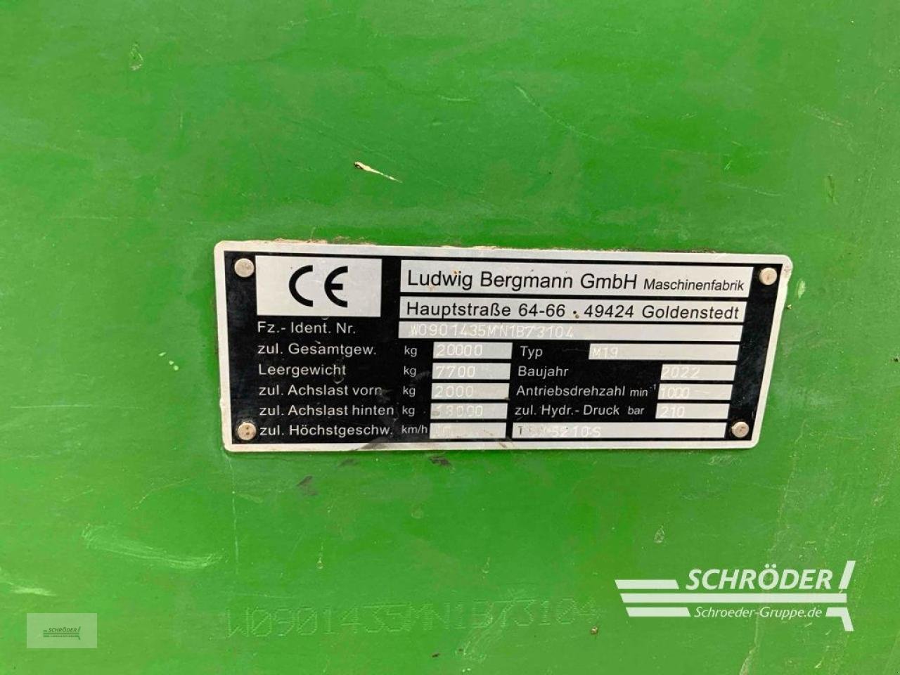 Stalldungstreuer des Typs Bergmann TSW 5210 S, Gebrauchtmaschine in Friedland (Bild 4)