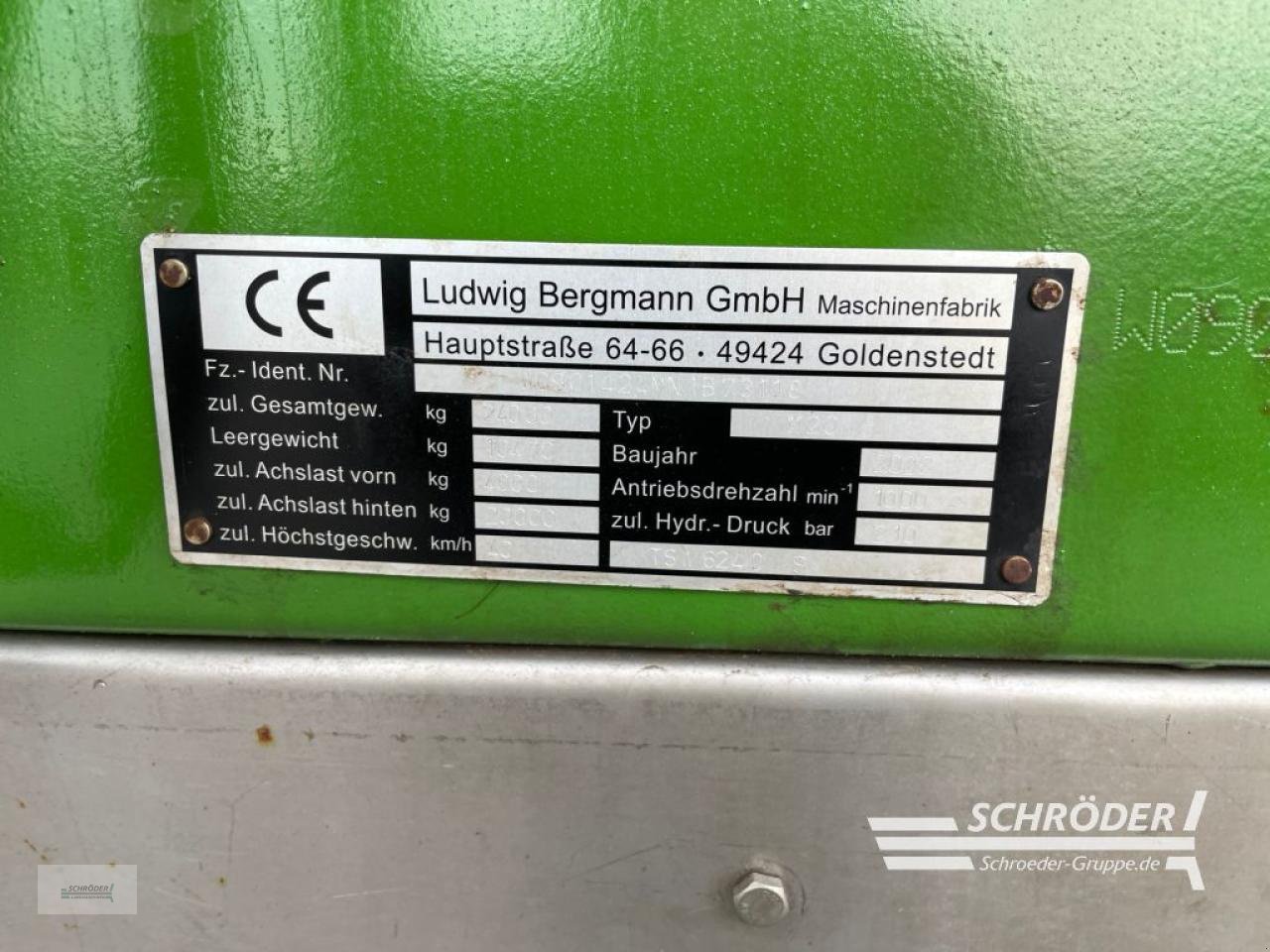 Stalldungstreuer des Typs Bergmann TSW 6240 S, Gebrauchtmaschine in Wildeshausen (Bild 15)