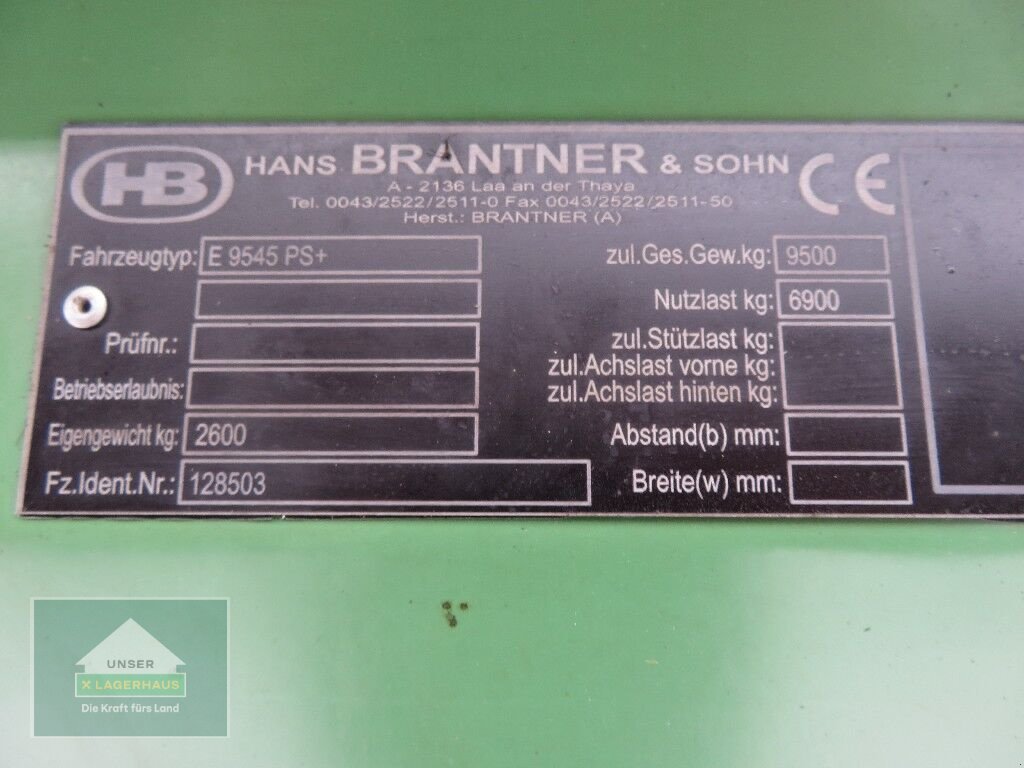 Stalldungstreuer typu Brantner E 9545, Gebrauchtmaschine w Hofkirchen (Zdjęcie 13)