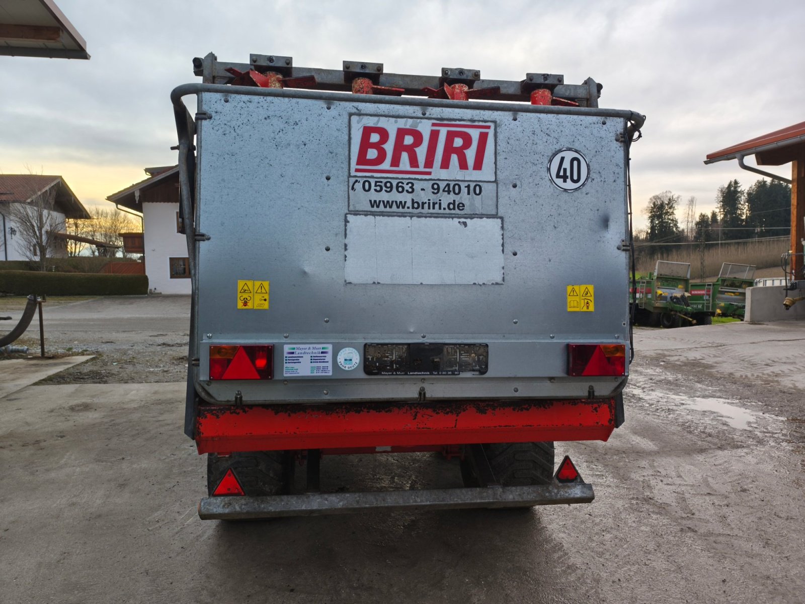 Stalldungstreuer типа Briri E9000T, Gebrauchtmaschine в Prutting (Фотография 3)