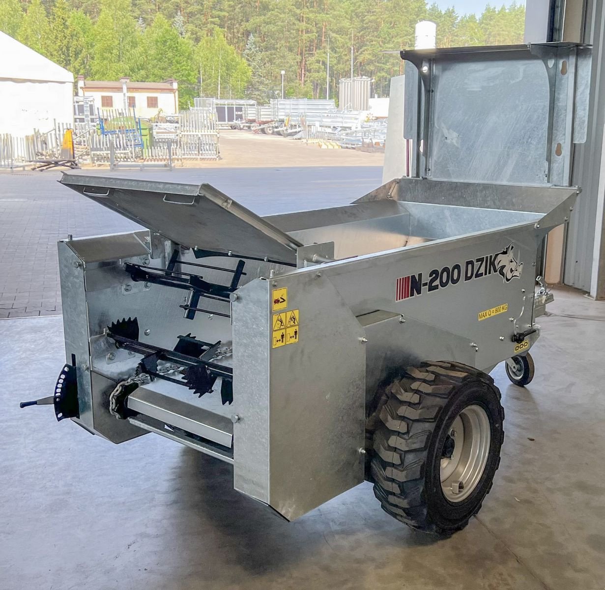 Stalldungstreuer del tipo CYNKOMET Miststreuer N-200 DZIK / Manure spreader, Neumaschine In Michałowo (Immagine 4)