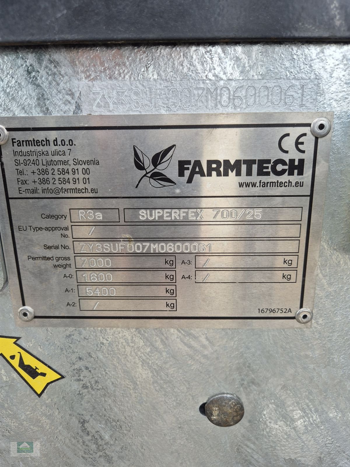 Stalldungstreuer del tipo Farmtech SUPERFEX 700, Gebrauchtmaschine In Klagenfurt (Immagine 3)