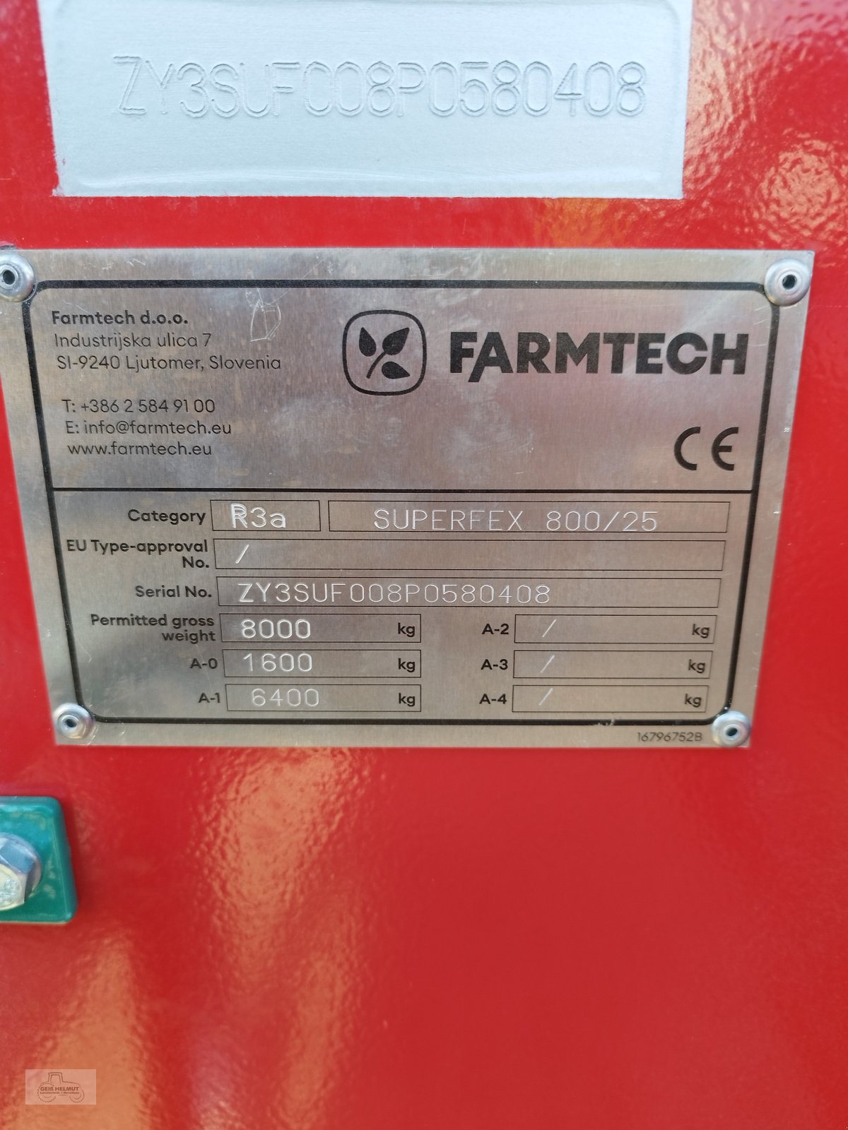 Stalldungstreuer des Typs Farmtech Superfex 800, Neumaschine in Altusried (Bild 11)