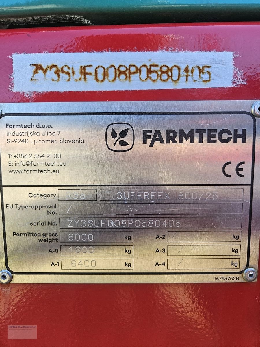Stalldungstreuer tip Farmtech Superfex 800, Neumaschine in Erlbach (Poză 11)