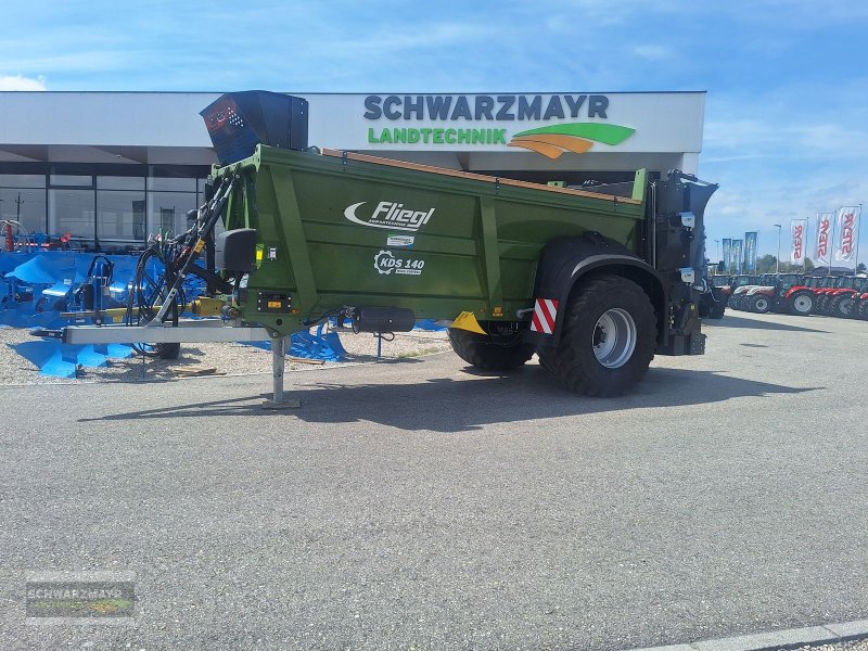 Stalldungstreuer des Typs Fliegl KDS 140 MuckControl, Vorführmaschine in Gampern (Bild 1)