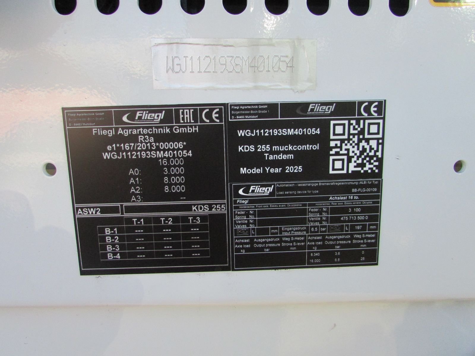 Stalldungstreuer des Typs Fliegl KDS 255 muck Control 50 Jahre Limited Edition, Gebrauchtmaschine in Saxen (Bild 10)