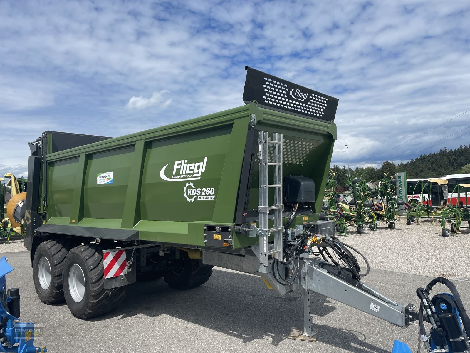 Stalldungstreuer Türe ait Fliegl KDS 260 MuckControl, Vorführmaschine içinde Gampern (resim 4)