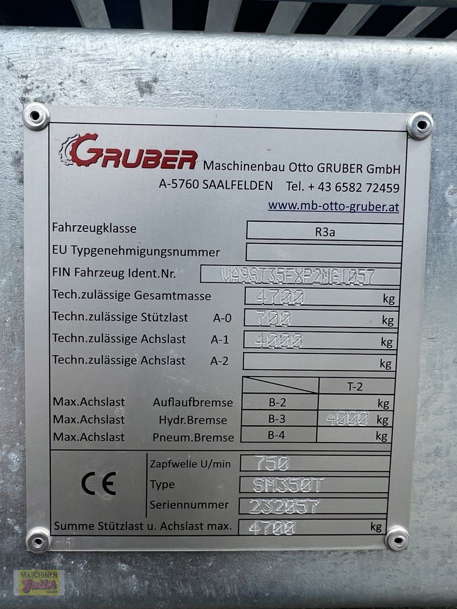 Stalldungstreuer des Typs Gruber SM 350T, Neumaschine in Kötschach (Bild 13)