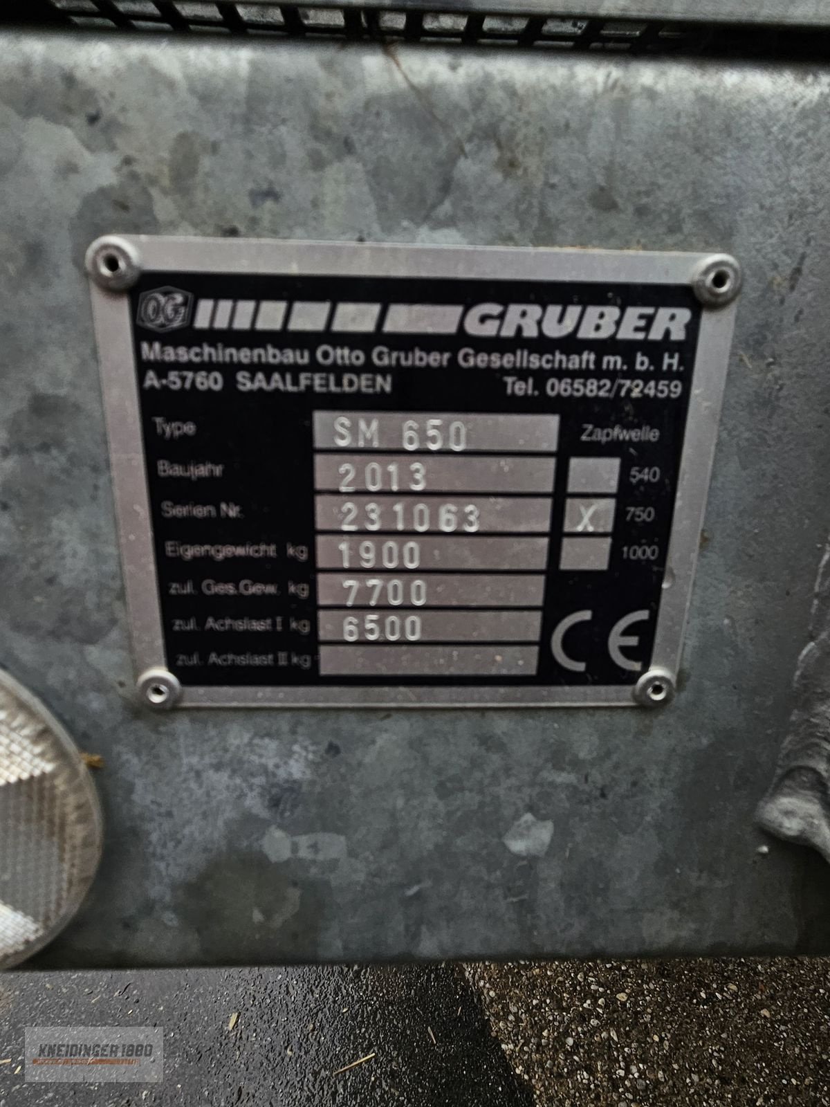 Stalldungstreuer des Typs Gruber SM 650, Gebrauchtmaschine in Altenfelden (Bild 14)