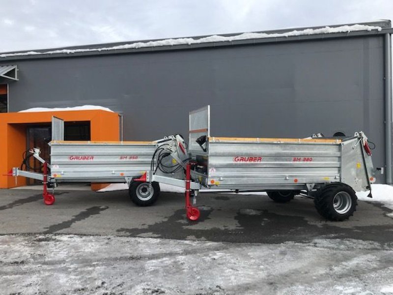 Stalldungstreuer des Typs Gruber Stall-, Bergmiststreuer SM350T Tieflader, Neumaschine in Tamsweg (Bild 2)