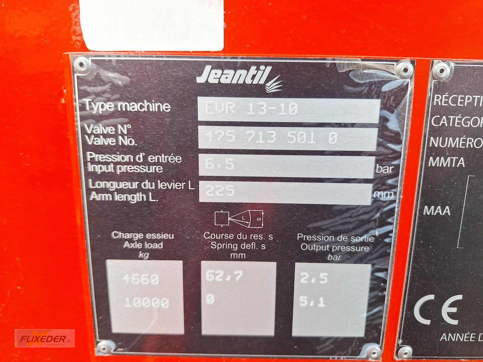 Stalldungstreuer des Typs Jeantil Jeantil EVR EPAN 5 13-10, Neumaschine in Pattigham (Bild 5)