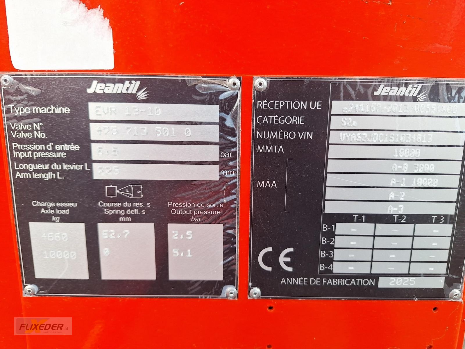 Stalldungstreuer des Typs Jeantil Jeantil EVR EPAN 5 13-10, Neumaschine in Pattigham (Bild 4)