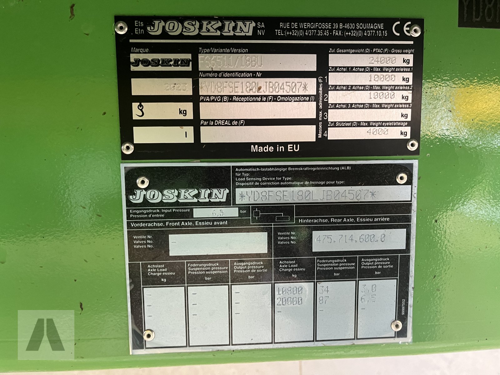 Stalldungstreuer del tipo Joskin Ferti-Space2 Horizon, Neumaschine In Tettenweis I Karpfham (Immagine 6)
