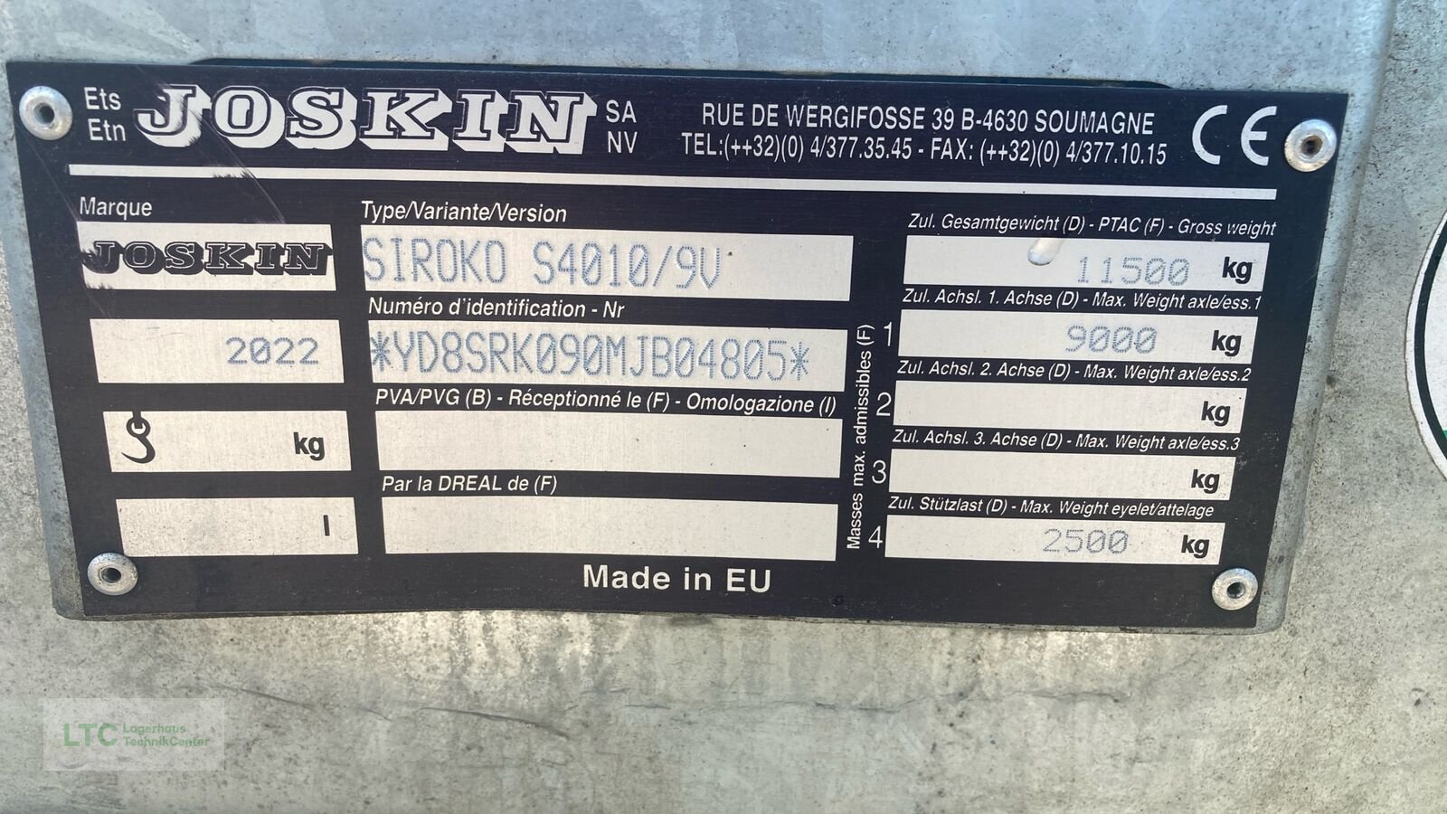 Stalldungstreuer del tipo Joskin S4010/9V, Gebrauchtmaschine In Eggendorf (Immagine 14)