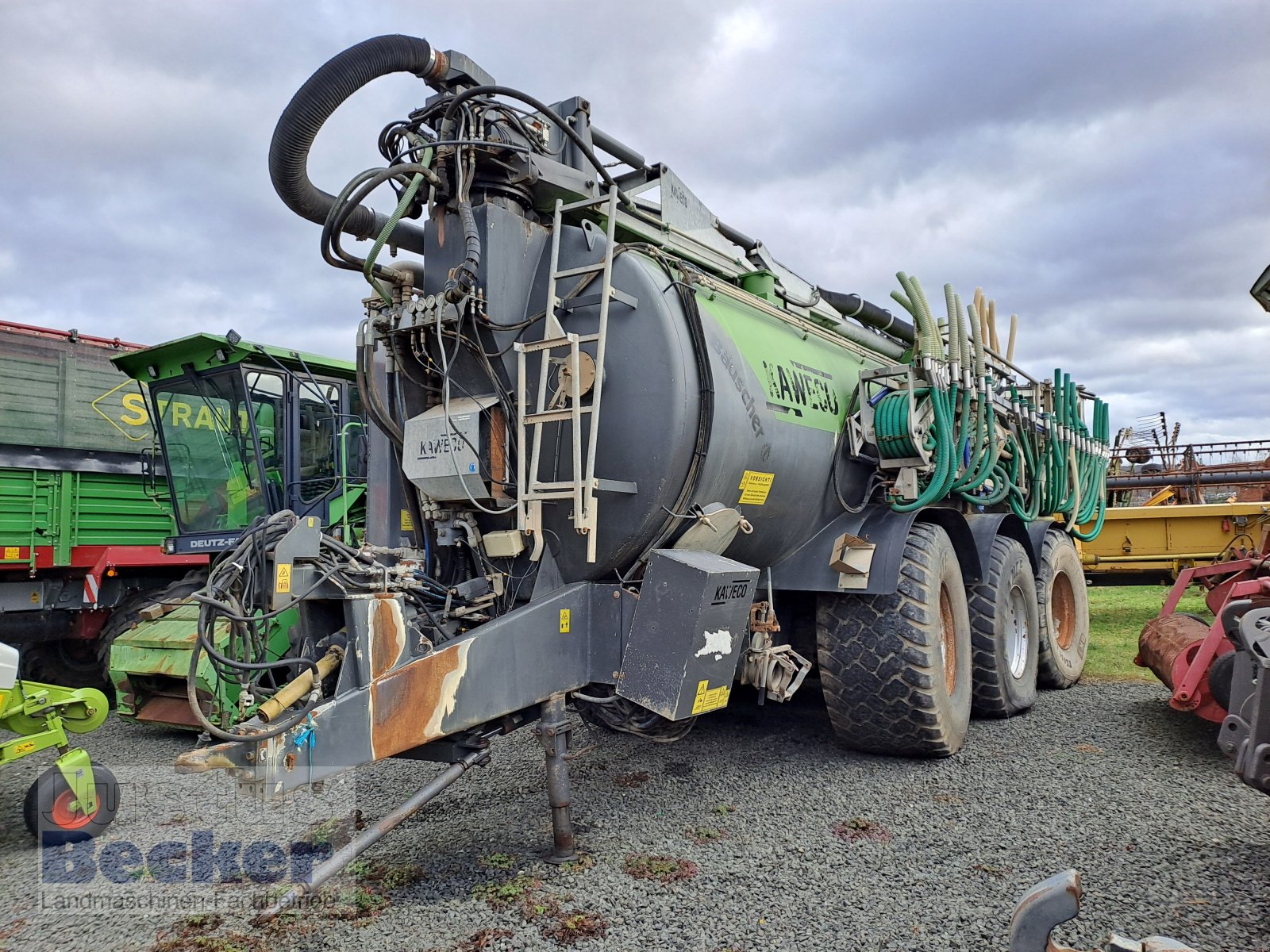 Stalldungstreuer des Typs Kaweco 25.000 L Turbo Fass, Gebrauchtmaschine in Weimar-Niederwalgern (Bild 2)