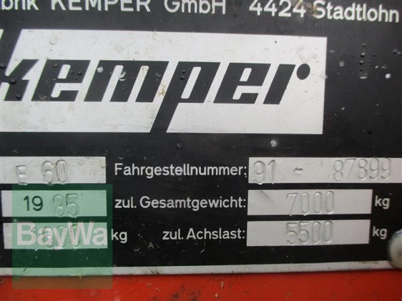 Stalldungstreuer za tip Kemper EG 60  #435, Gebrauchtmaschine u Schönau b.Tuntenhausen (Slika 8)