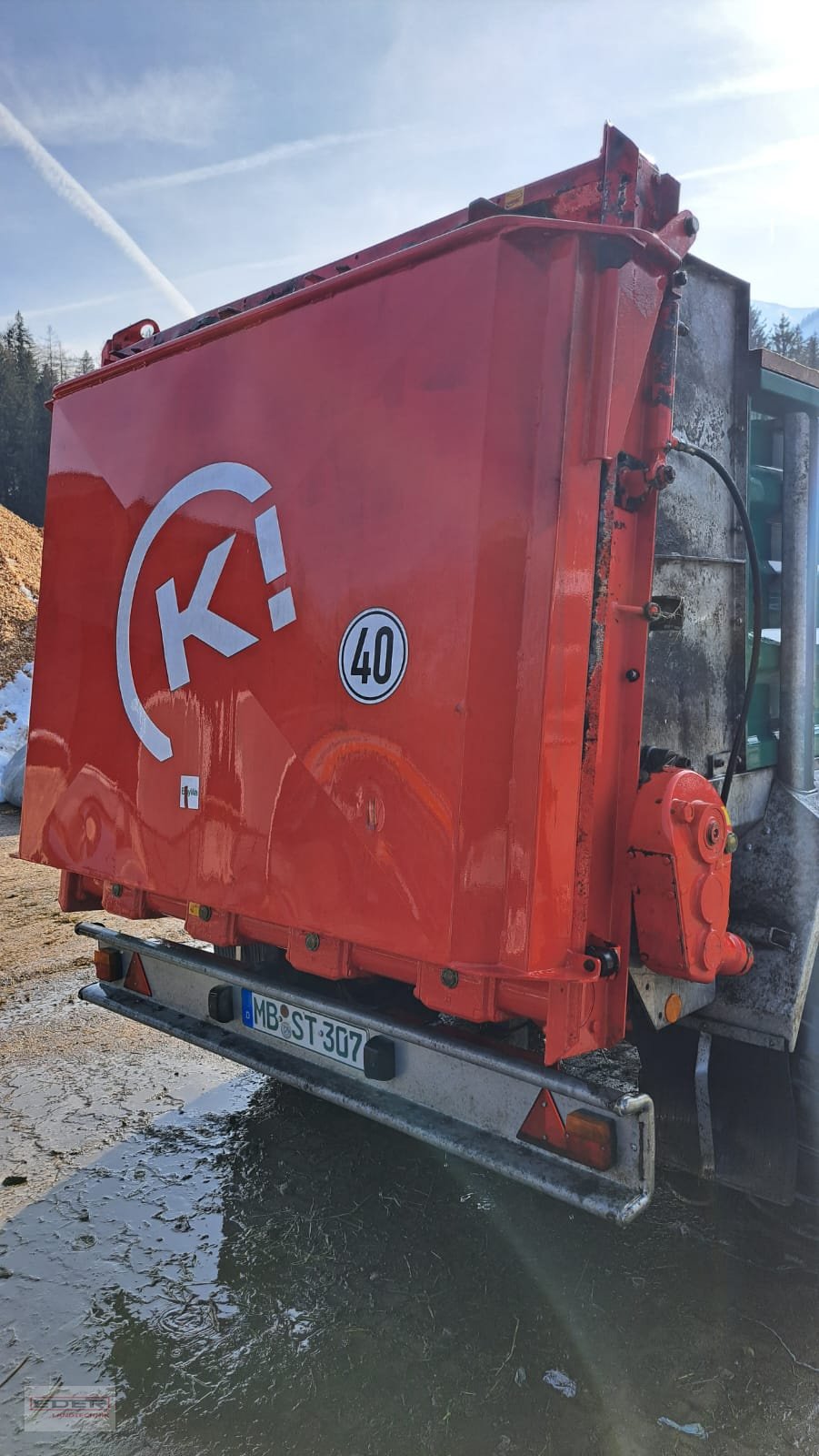 Stalldungstreuer Türe ait Kirchner KE5019 TA, Gebrauchtmaschine içinde Tuntenhausen (resim 5)