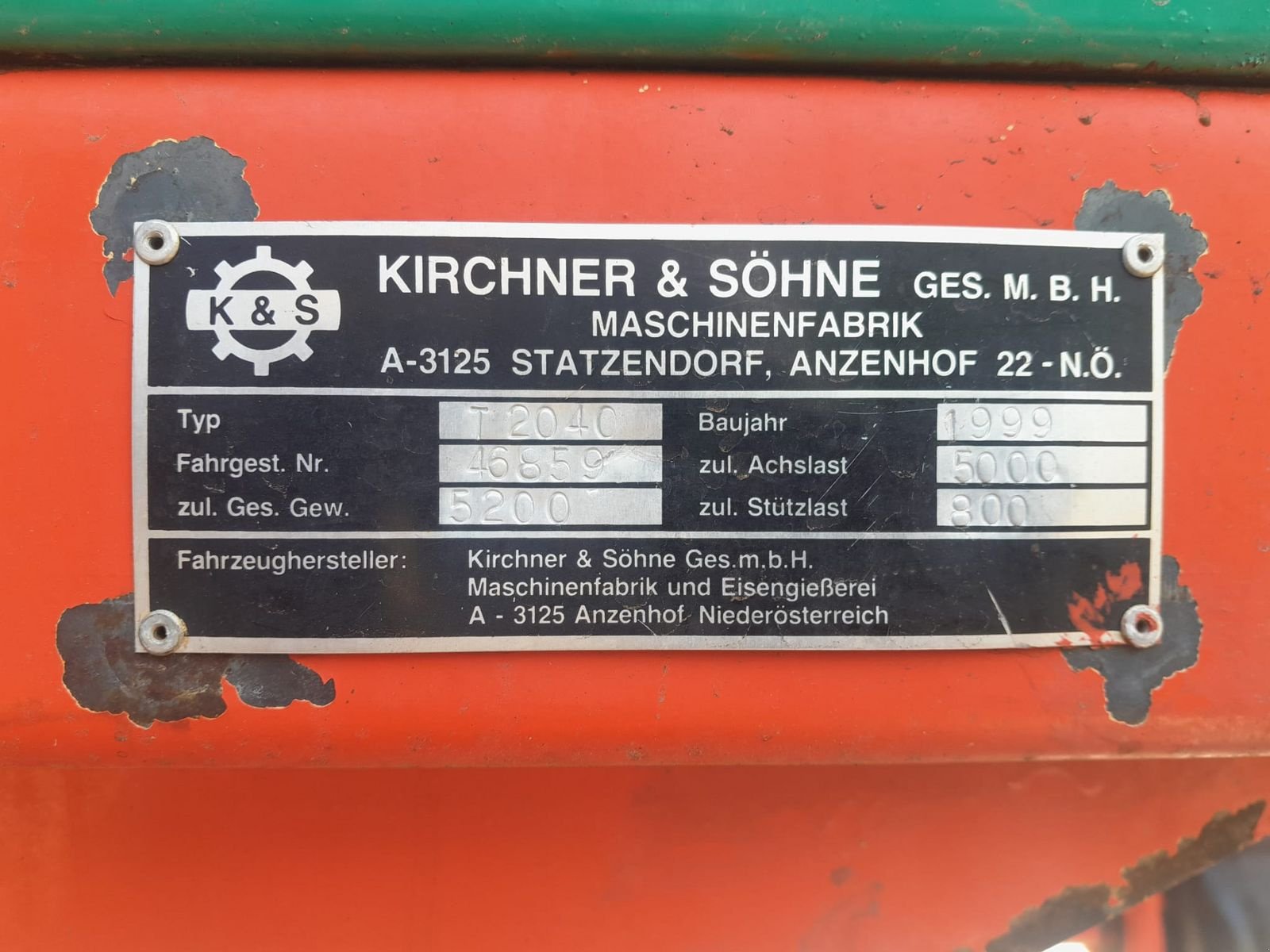 Stalldungstreuer типа Kirchner Miststreuer T2040 5,2to, PRIVATVERKAUF, Gebrauchtmaschine в Tamsweg (Фотография 17)