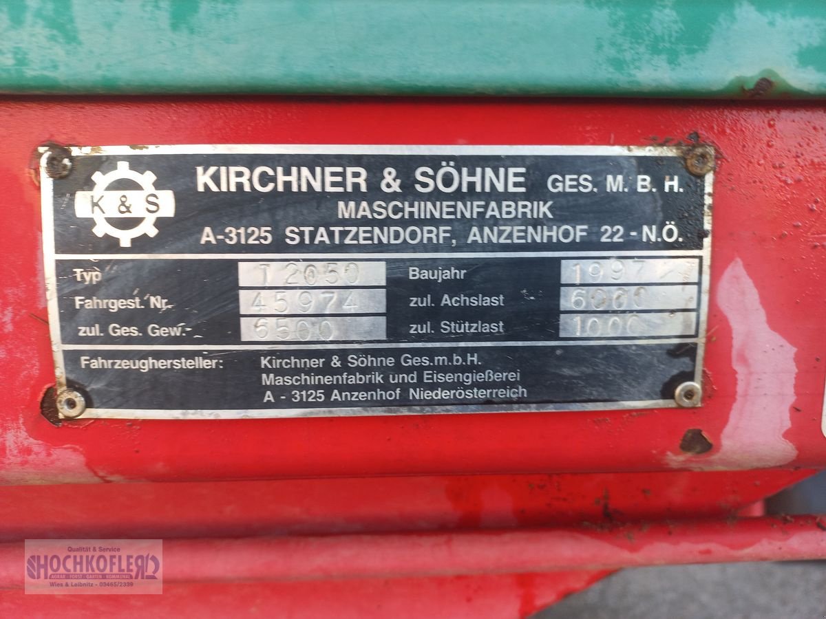 Stalldungstreuer tip Kirchner T 2050, Gebrauchtmaschine in Wies (Poză 4)