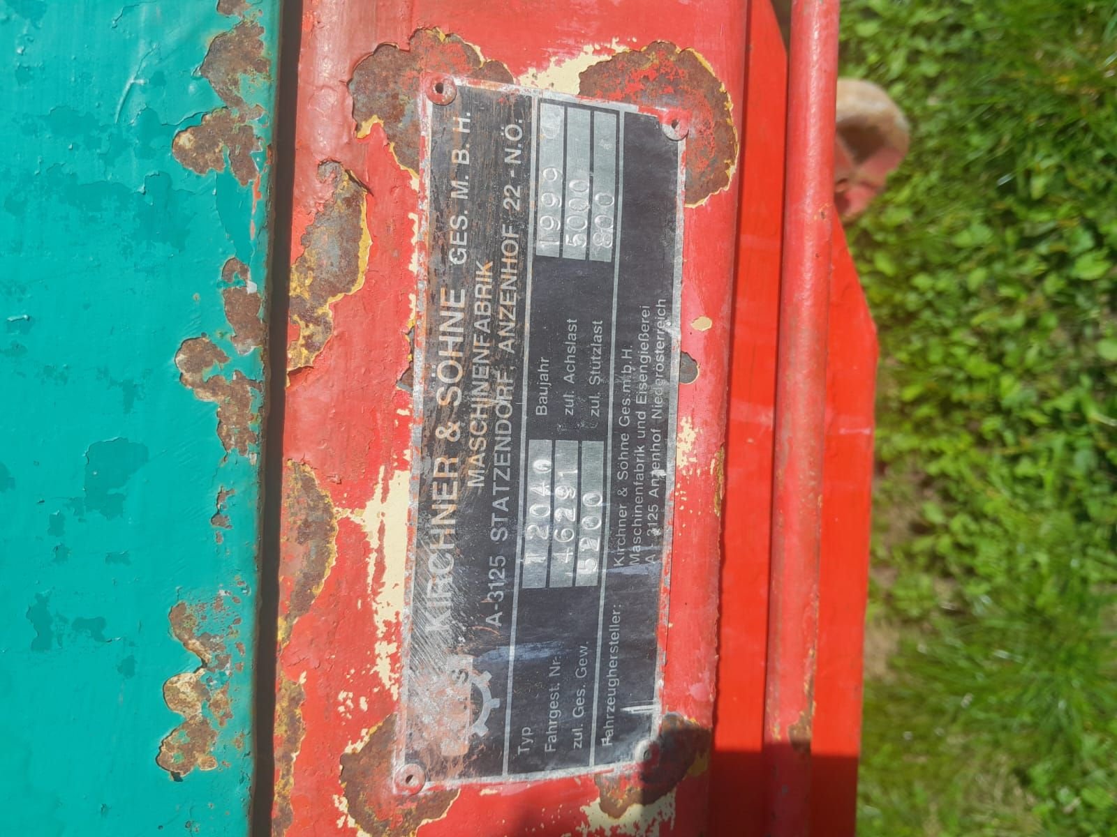 Stalldungstreuer Türe ait Kirchner T2040, Gebrauchtmaschine içinde Saxen (resim 2)