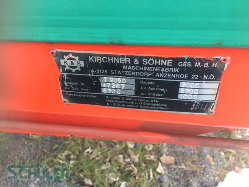 Stalldungstreuer типа Kirchner T2050, Gebrauchtmaschine в St. Märgen (Фотография 7)