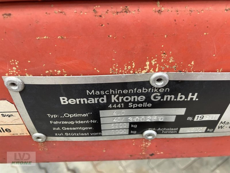 Stalldungstreuer του τύπου Krone Optimat 4.0, Gebrauchtmaschine σε Spelle (Φωτογραφία 12)