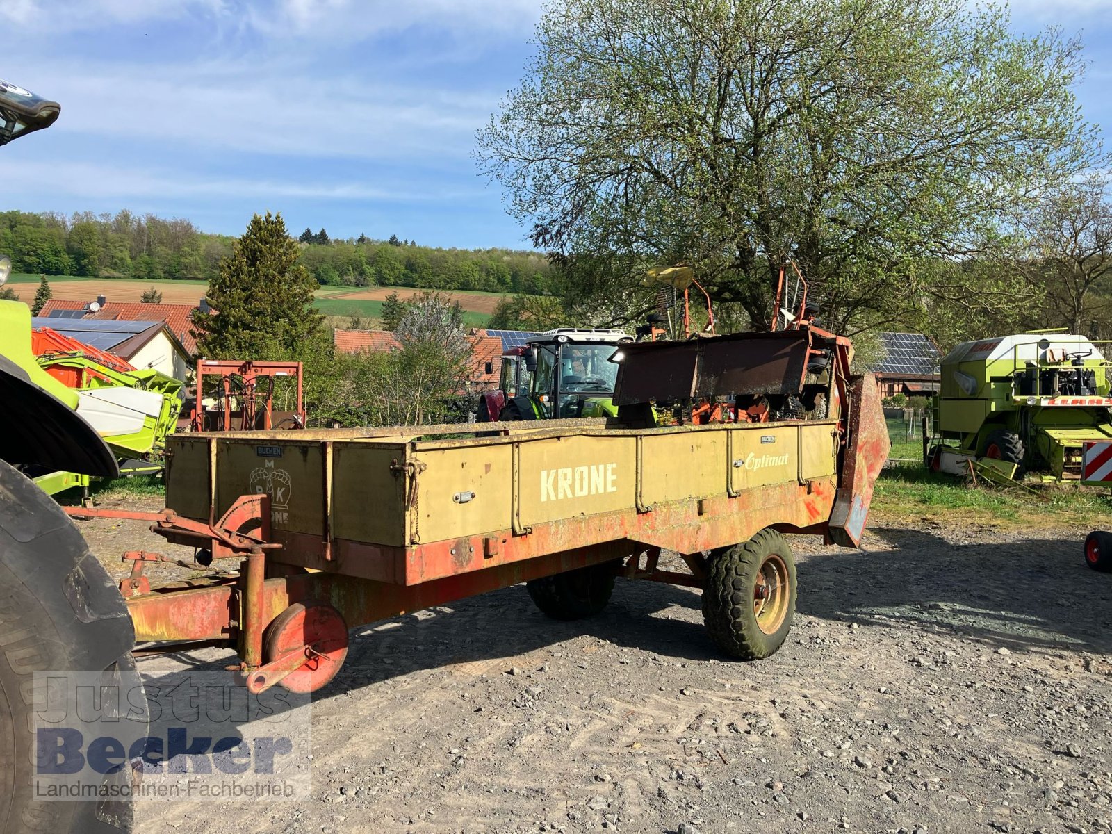 Stalldungstreuer Türe ait Krone Optimat 6,25t, Gebrauchtmaschine içinde Weimar-Niederwalgern (resim 1)