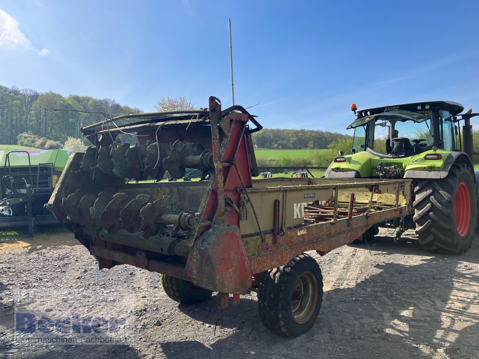 Stalldungstreuer Türe ait Krone Optimat 6,25t, Gebrauchtmaschine içinde Weimar-Niederwalgern (resim 5)