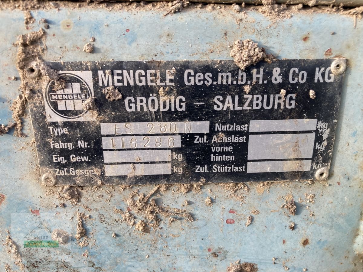 Stalldungstreuer des Typs Mengele ES 280 N, Gebrauchtmaschine in Hartberg (Bild 9)