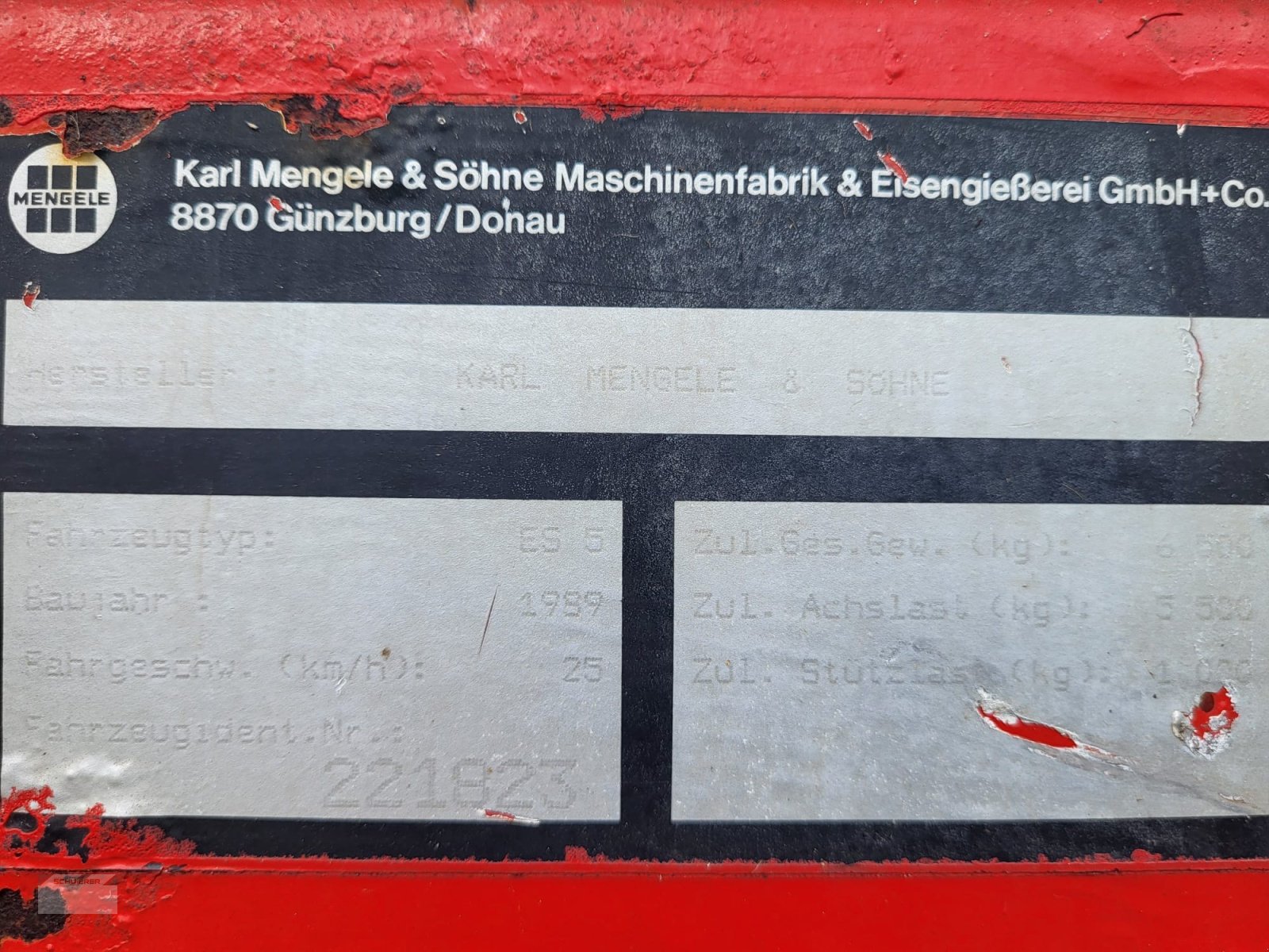 Stalldungstreuer typu Mengele ES 520 VR, Gebrauchtmaschine v Schwandorf (Obrázek 6)