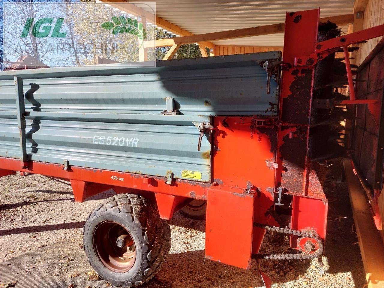 Stalldungstreuer van het type Mengele ES520VR, Gebrauchtmaschine in Nabburg (Foto 2)