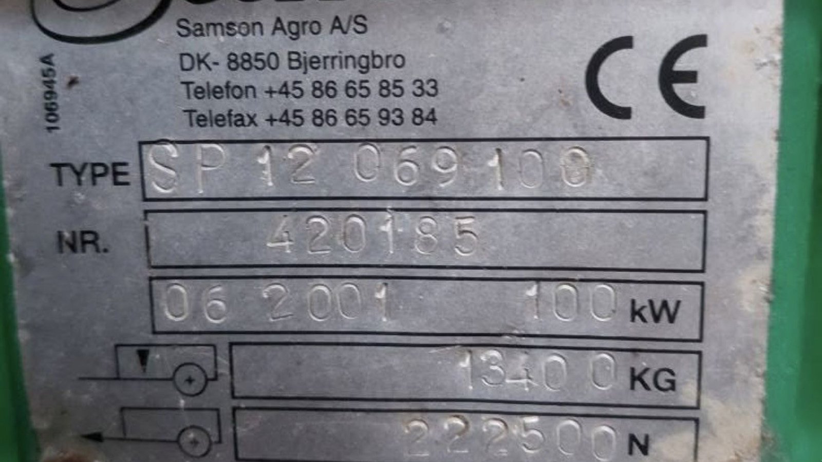 Stalldungstreuer Türe ait Samson SP 12, Gebrauchtmaschine içinde øster ulslev (resim 4)