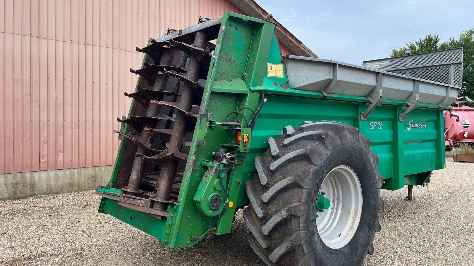 Stalldungstreuer des Typs Samson SP 15, Gebrauchtmaschine in Nykøbing Mors (Bild 8)